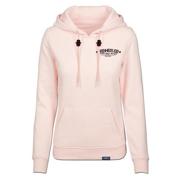 Hand Hoodie Damen Rosa