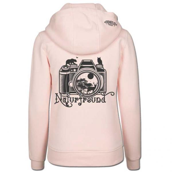 Naturfreund Hoodie Damen Wildrose